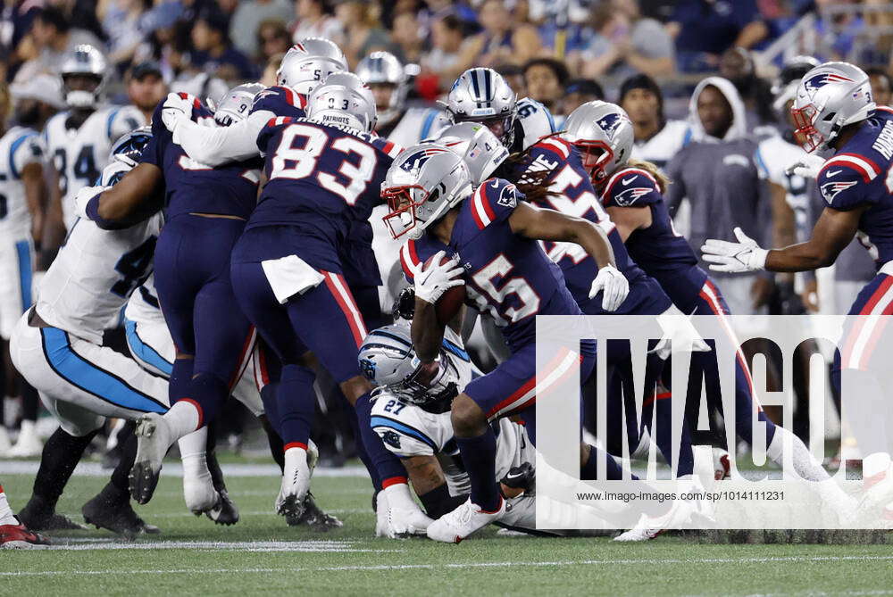 New England Patriots running back Pierre Strong Jr. (35) during