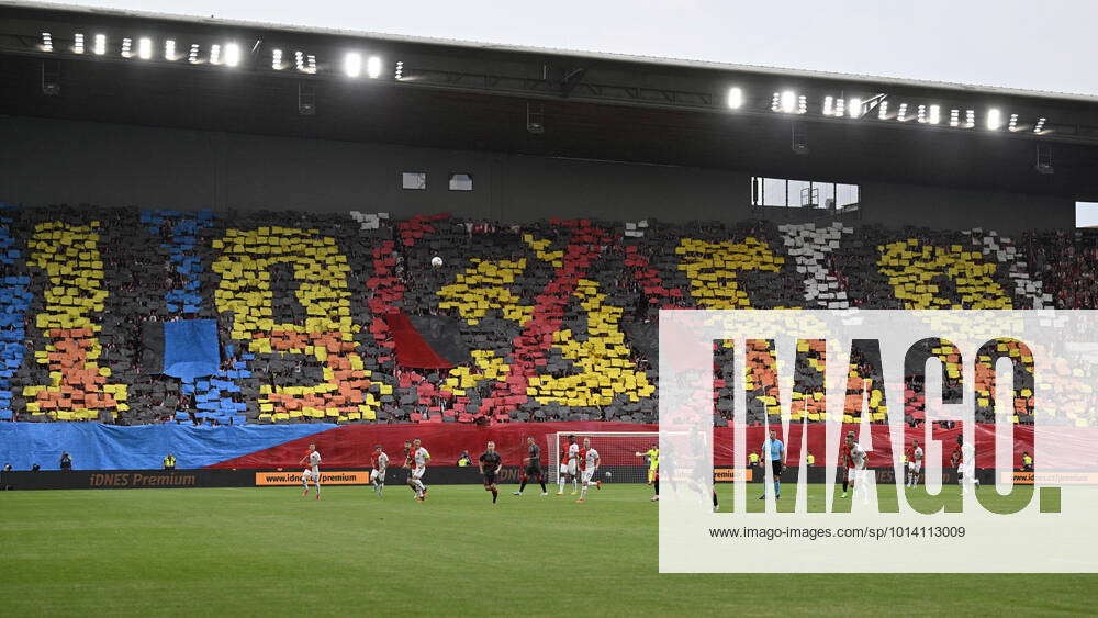 Slavia Prague Ultras in the Stands Editorial Photography - Image