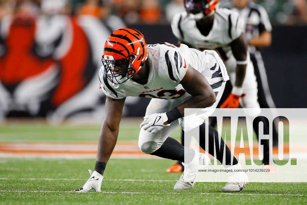 Cincinnati Bengals defensive end Jeff Gunter (93) during an NFL preseason  football game against the New