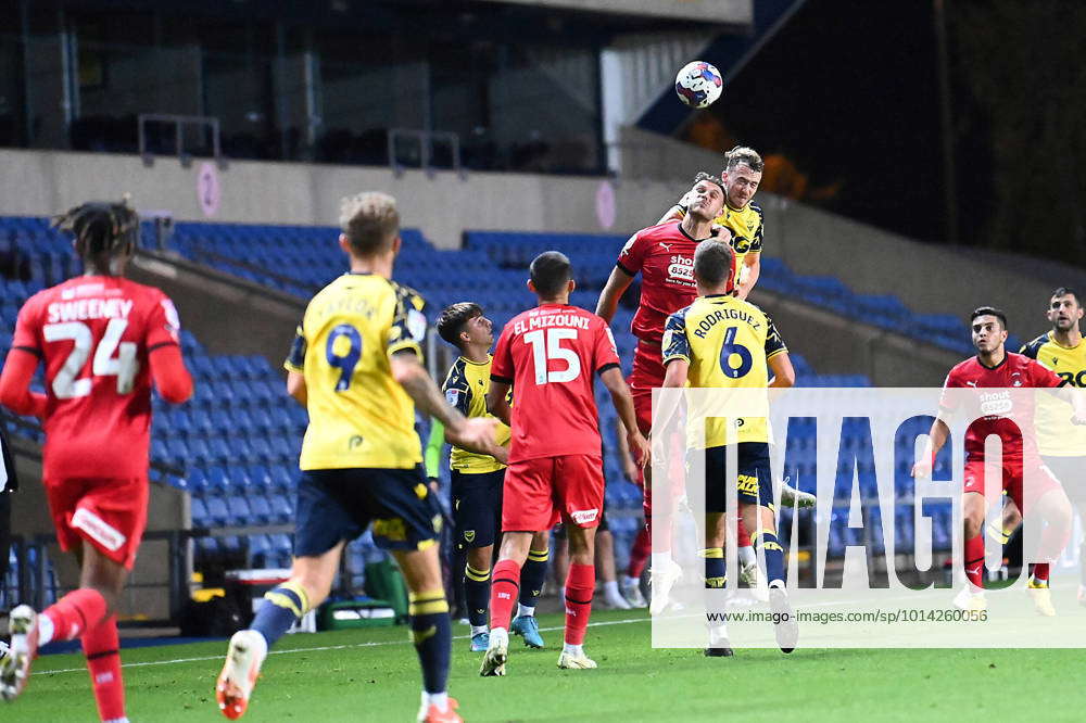 Oxford United v Leyton Orient EFL Trophy 30 08 2022. Oxford United