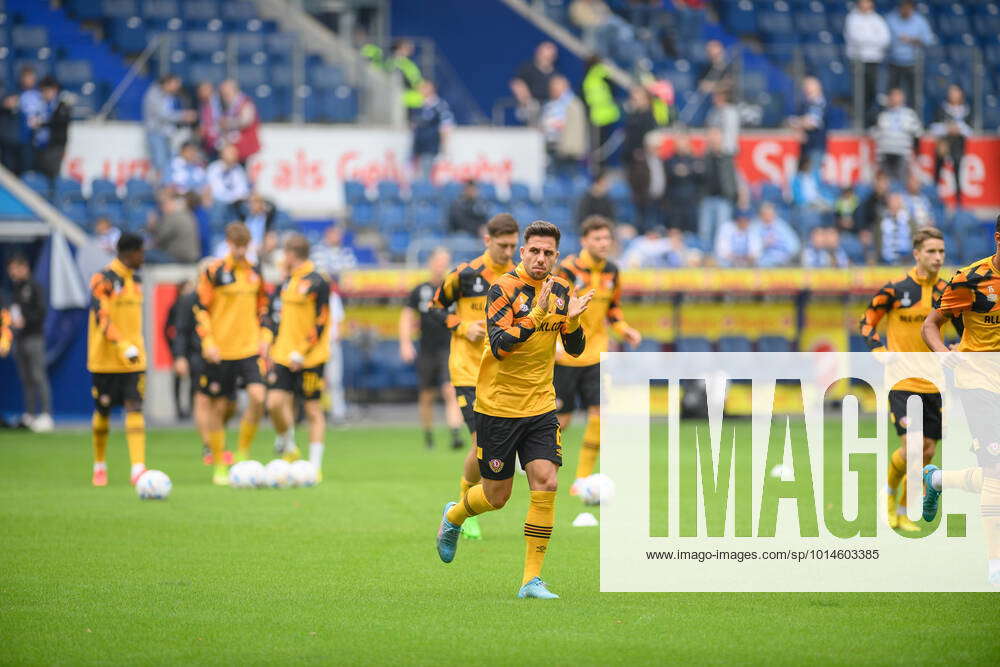 Dresdens Ahmet Arslan At The Warm Up MSV Duisburg SG Dynamo Dresden ...