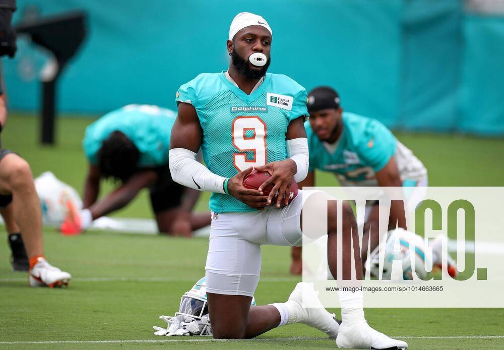 August 18, 2021: In this photo from July 29, 2021, Miami Dolphins  cornerback Noah Igbinoghene