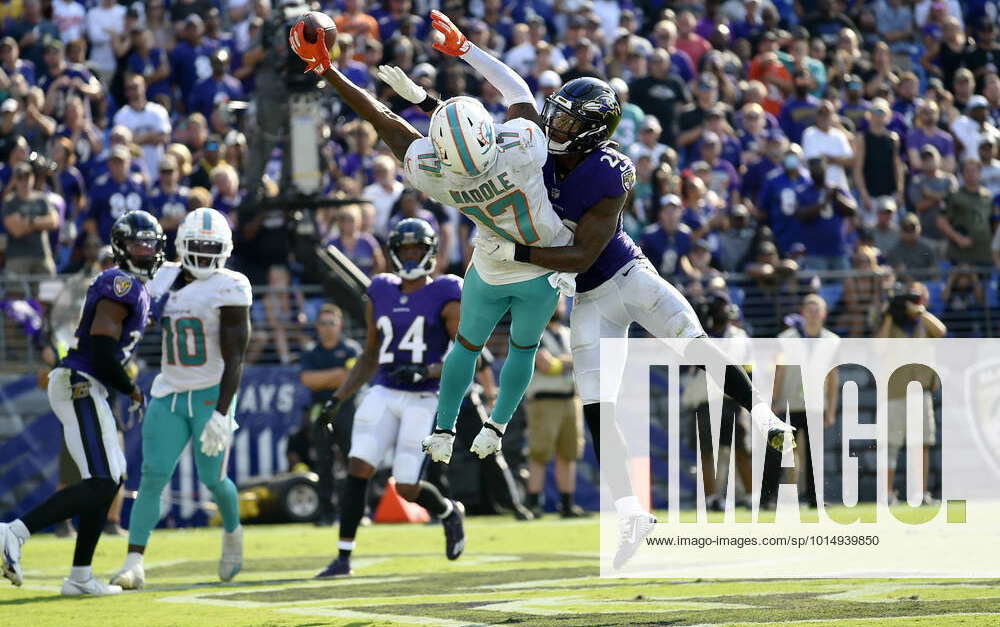 Baltimore, USA. 18th Sep, 2022. Miami Dolphins wide receiver