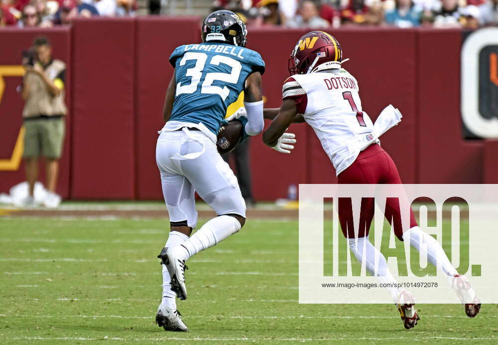 LANDOVER, MD - SEPTEMBER 11: Washington Commanders wide receiver