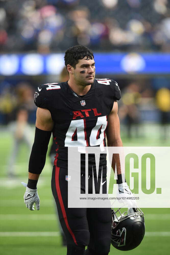 INGLEWOOD, CA - SEPTEMBER 18: Atlanta Falcons Long Snapper Beau Brinkley (44)  during an NFL, America