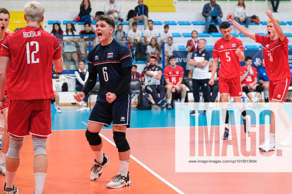 Italy Slovakia vs Serbia U20M CEV 5th day in action during the CEV