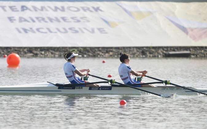 Rudern, WM in Racice Emily Craig, Imogen Grant of United Kingdom won ...