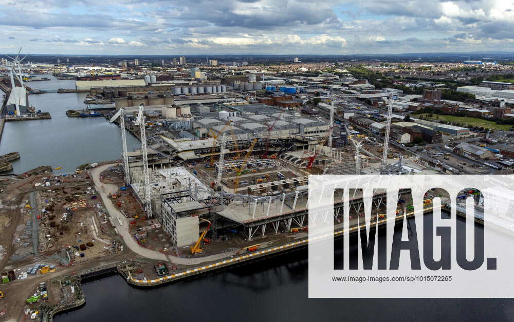 Bramley Moore Docks Stadium Development Liverpool Work continues on