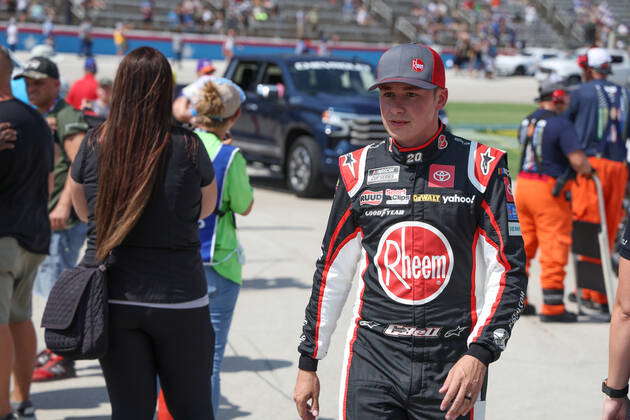FORT WORTH, TX - SEPTEMBER 24: Christopher Bell during morning practice ...