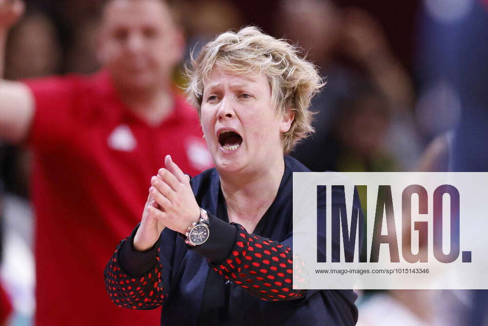 BASKETBALL SERBIA FRANCE Marina Maljkovic head coach of Serbia reacts during the 2022 FIBA Women s