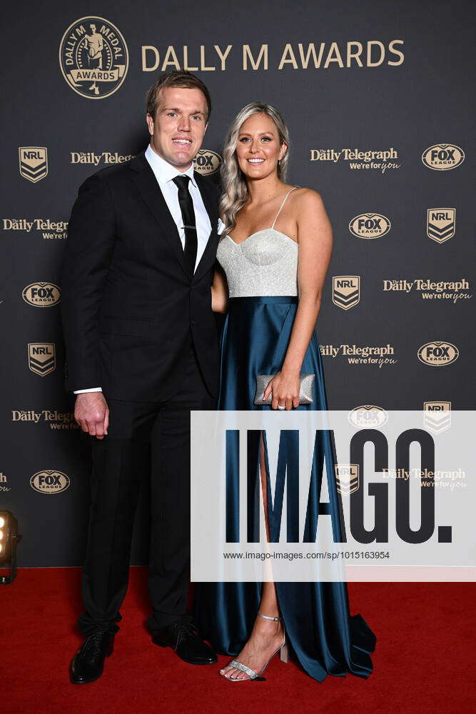 NRL DALLY M AWARDS, Jake Trbojevic poses for a photo with his partner ...