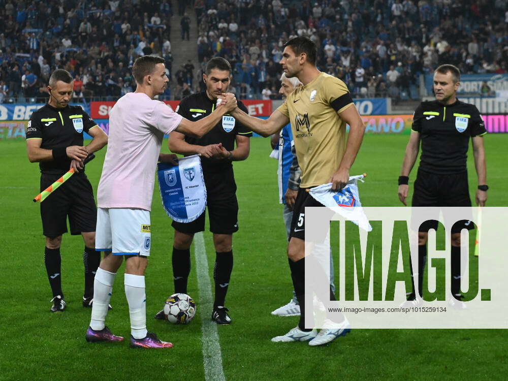 The team of referees formed by Vasile Marinescu, Istvan Kovacs and ...