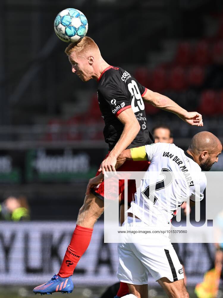 ROTTERDAM lr Mike Van Duinen Of Sbv Excelsior Mark Van Der Maarel 