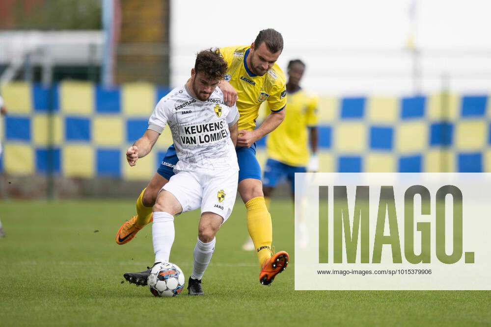 Lierse S Brent Laes And Beveren S Joachim Van Damme Fight For The Ball ...