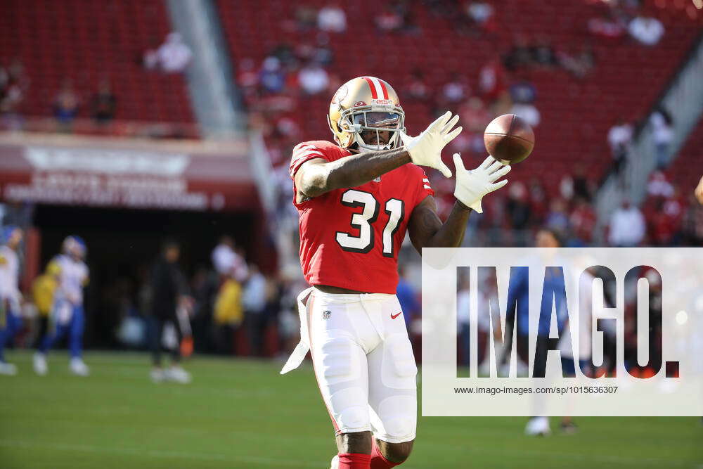 San Francisco 49ers safety Tashaun Gipson Sr. (31) is introduced