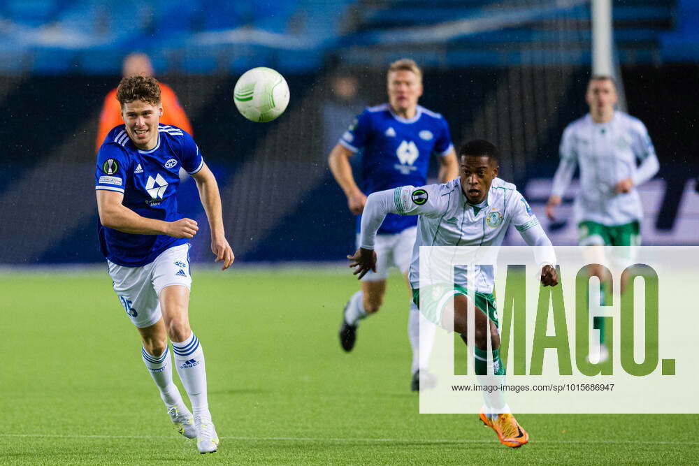 221006 Emil Breivik Of Molde And Aidomo Emakhu Of Shamrock Rovers ...