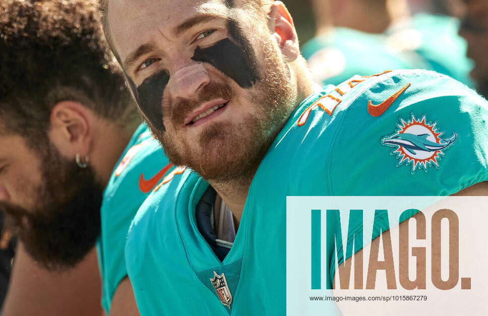 October 9, 2022, East Rutherford, New Jersey, USA: Miami Dolphins offensive  tackle Liam Eichenberg