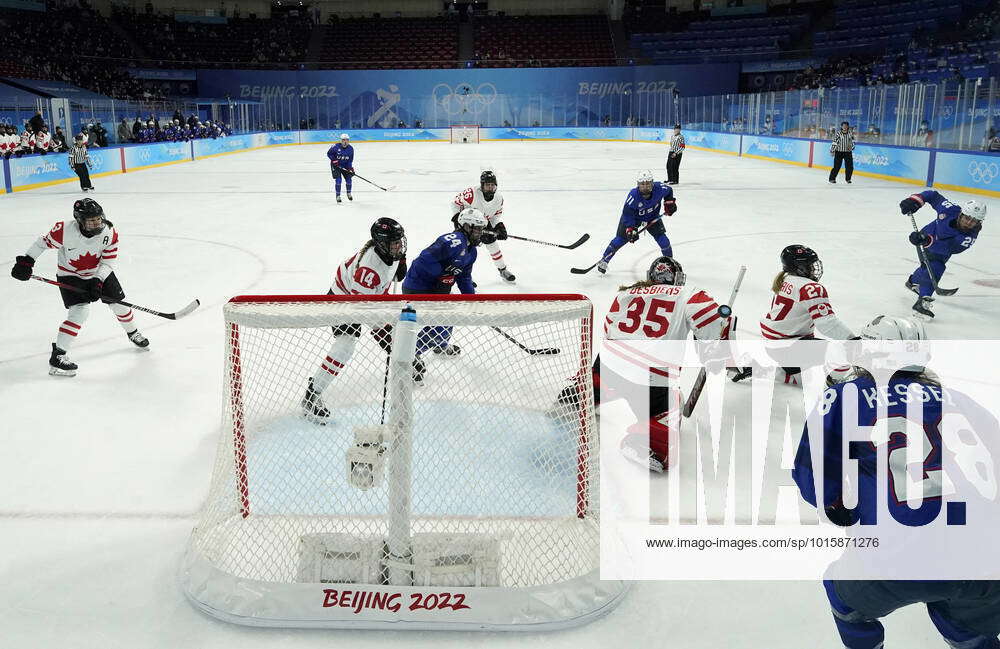 Olympics Ice hockey, Eishockey Women Group A USACAN, Feb 8, 2022