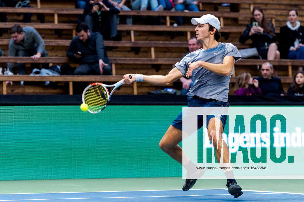 221016 Karl Friberg of Sweden during the Stockholm Open tennis