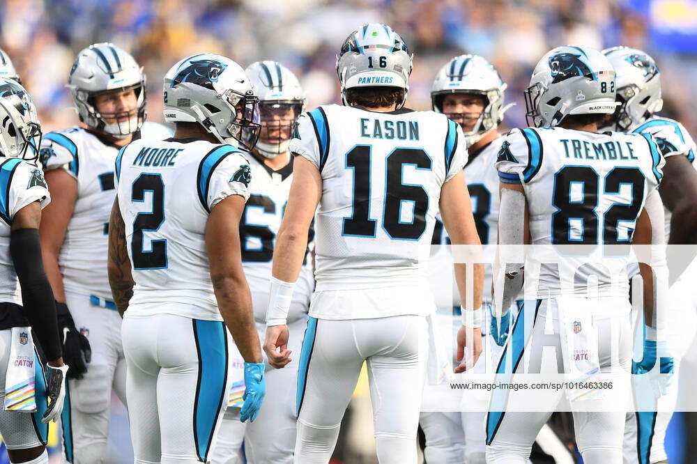 INGLEWOOD, CA - OCTOBER 16: Carolina Panthers Quarterback Jacob