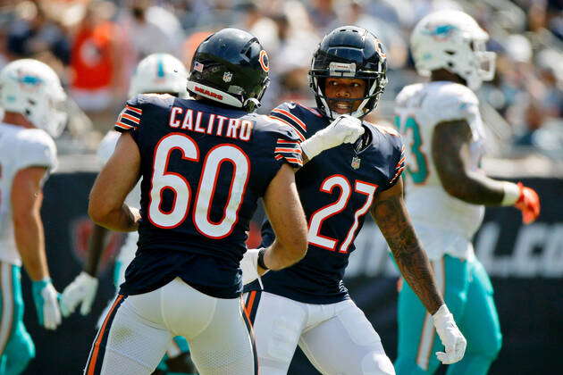 NFL, American Football Herren, USA Miami Dolphins at Chicago Bears, Aug 14,  2021; Chicago, Illinois