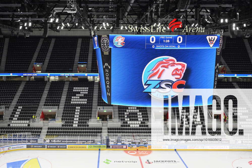 ZSC Video Cube, ZSC Swiss Life Arena, ZSC Lions HC Fribourg Gotteron ...