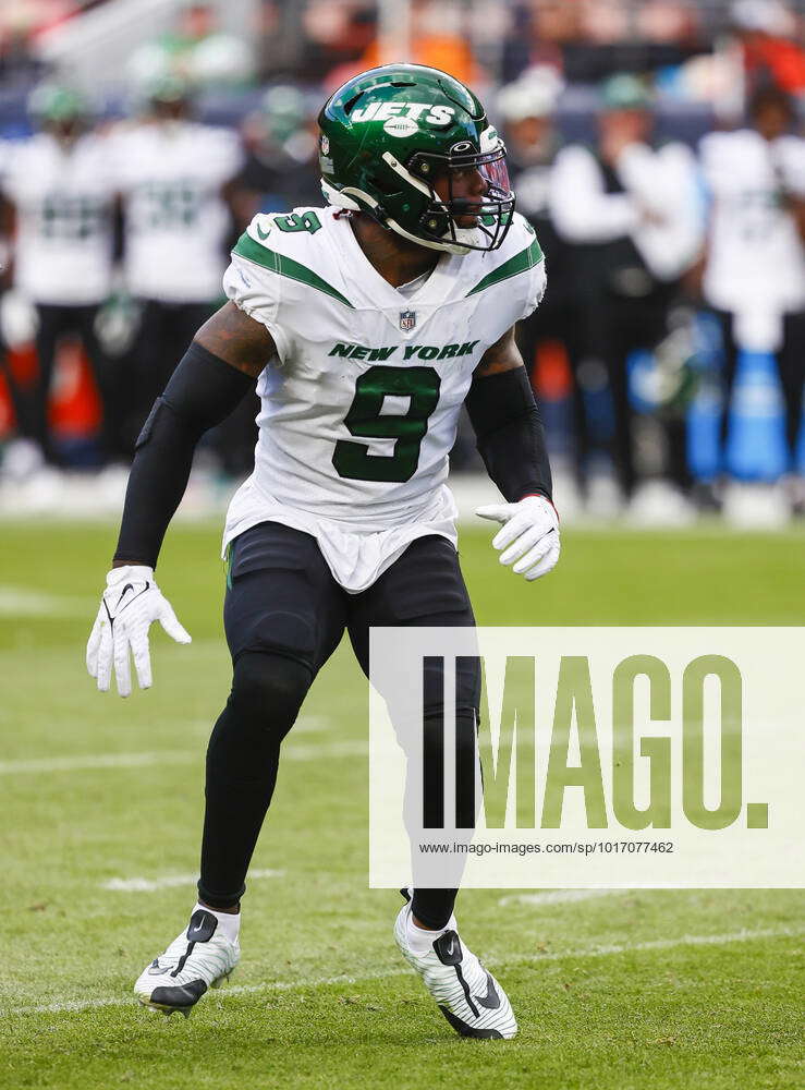 New York Jets linebacker Kwon Alexander (9) during the second half