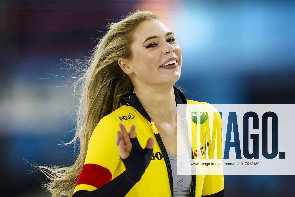 Herenveen Jutta Leerdam During 1500 Meters Foto stock editorial - Imagem  stock