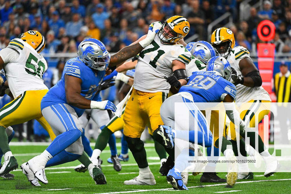 Detroit Lions defensive tackle Benito Jones (94) on the bench