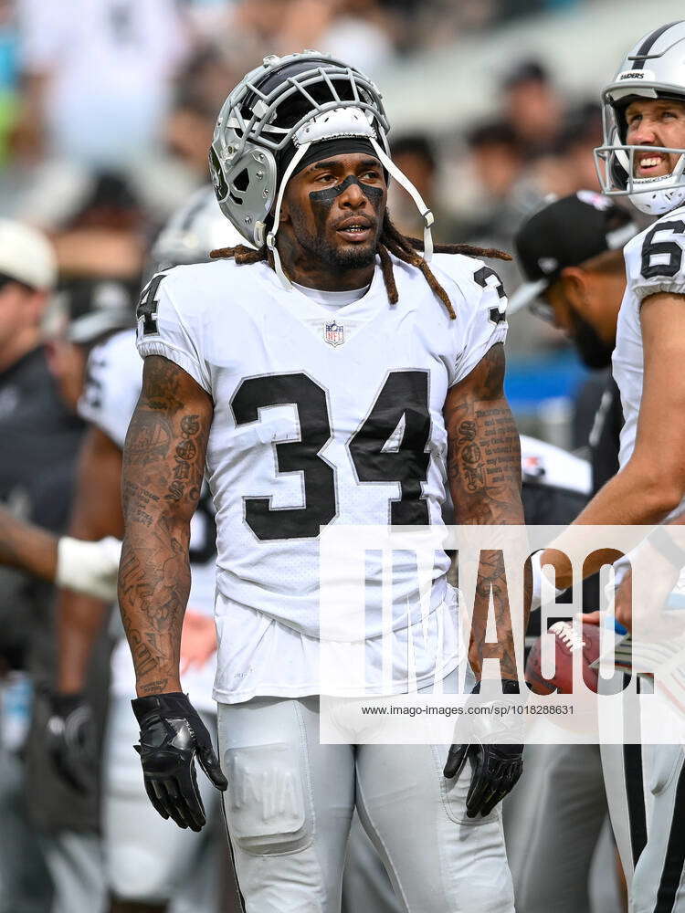 November 6, 2022: Las Vegas Raiders running back Brandon Bolden (34) during  a game against the