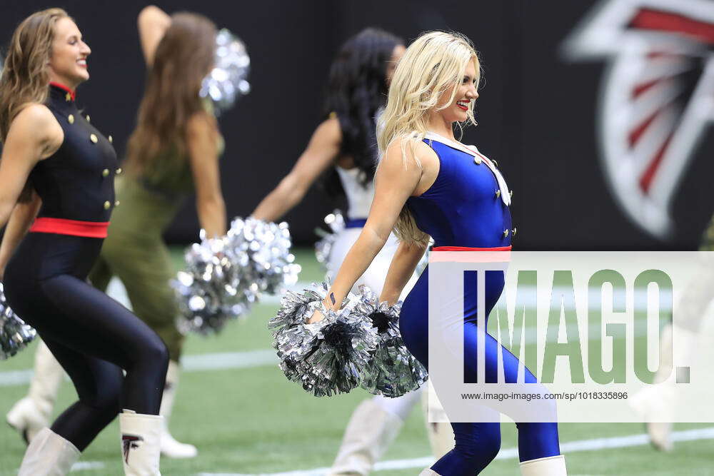 Photos: Falcons cheerleaders salute the troops