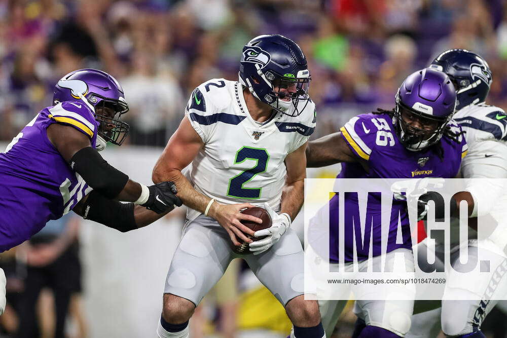 NFL, American Football Herren, USA Preseason-Seattle Seahawks at Minnesota  Vikings, Aug