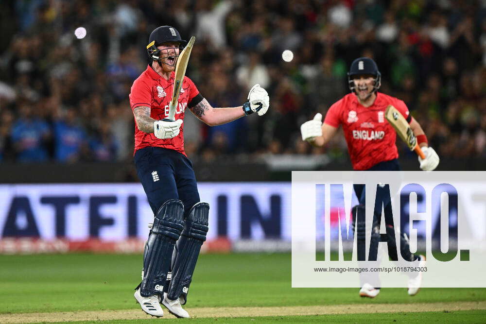CRICKET T20 WORLD CUP FINAL, Ben Stokes of England celebrates winning ...