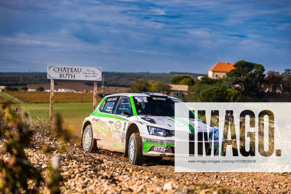 Margaillan Matthieu Margaillan Mathilde Skoda Fabia Rally Action