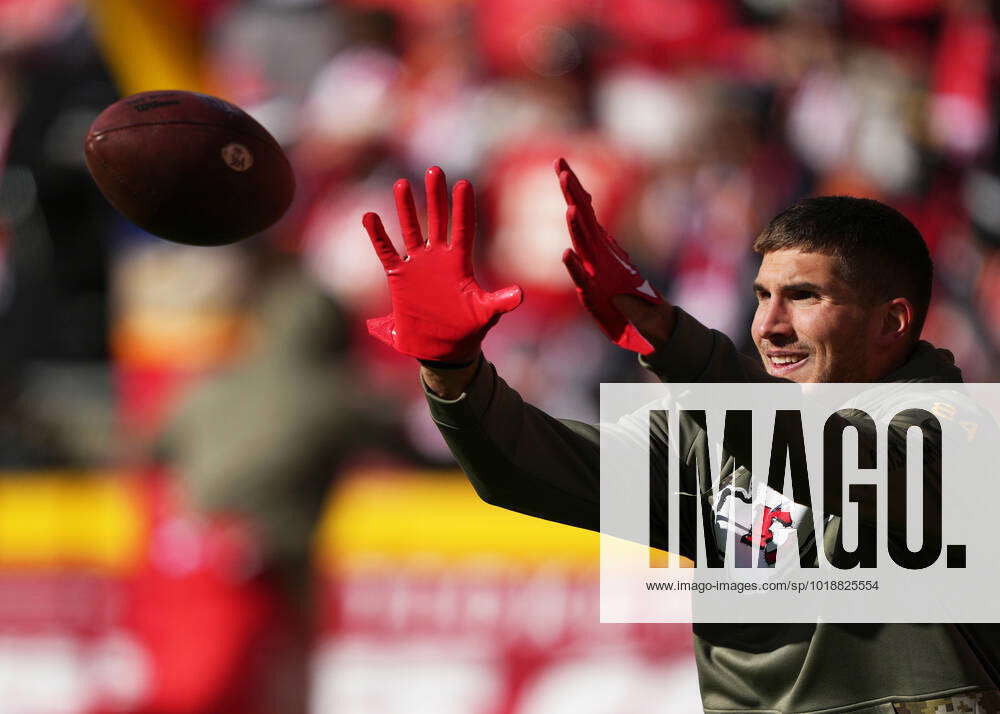 Kansas City Chiefs Wide Receiver Justin Watson 84 Makes A Catch In