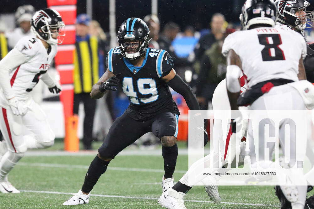 CHARLOTTE, NC - NOVEMBER 10: Carolina Panthers Linebacker Frankie Luvu ...