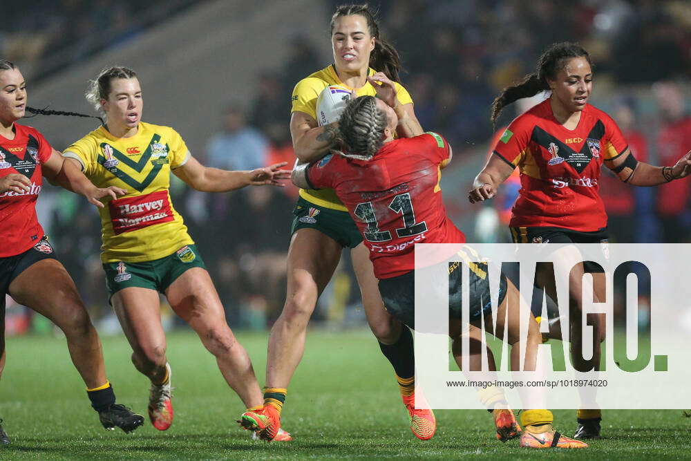 Australia Women V Papua New Guinea Women 2021 Rugby League World Cup Womens Jessica Sergis Of 4218