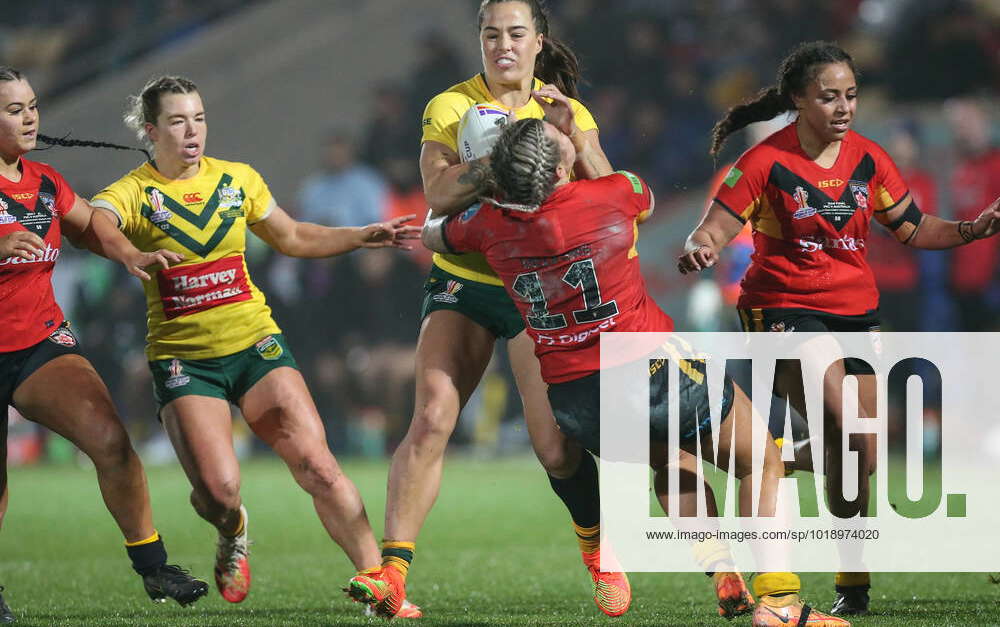 Australia Women V Papua New Guinea Women 2021 Rugby League World Cup Womens Jessica Sergis Of 2900