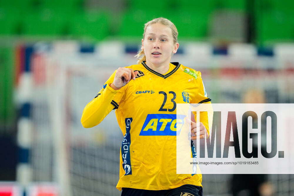 Handball EC Slovenia 2022 Croatia Sweden Ljubljana , Slovenia 20221116  Swedens Emma Lindqvist