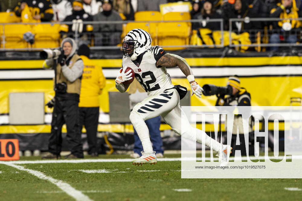 Trayveon Williams of the Cincinnati Bengals runs the ball against