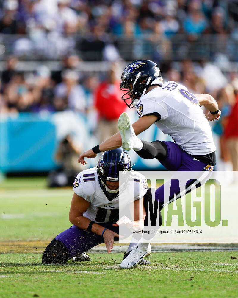 Jacksonville, Florida, USA. November 27, 2022: Baltimore Ravens