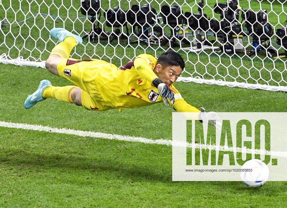 Football World Cup In Qatar Japan Goalkeeper Shuichi Gonda Concedes A 