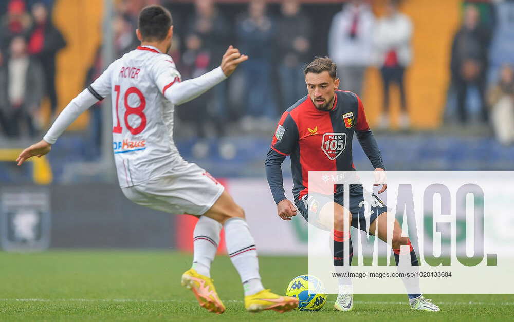 Matteo Rover (Sud Tirol) - Filip Wojciech Jagiello (Genoa) during Genoa ...