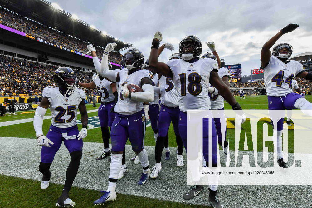 December 11, 2022, Pittsburgh, Pennsylvania, USA: December 11th, 2022  Baltimore Ravens running back