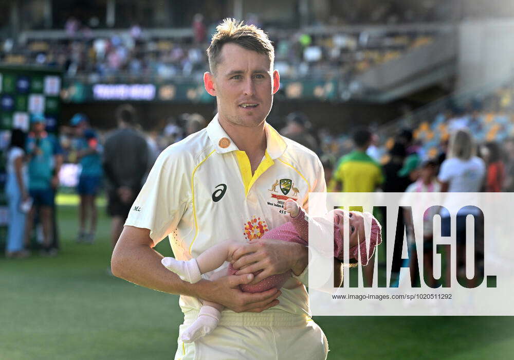 CRICKET AUSTRALIA SOUTH AFRICA, Australian cricketer Marnus Labuschagne holds his baby daughter