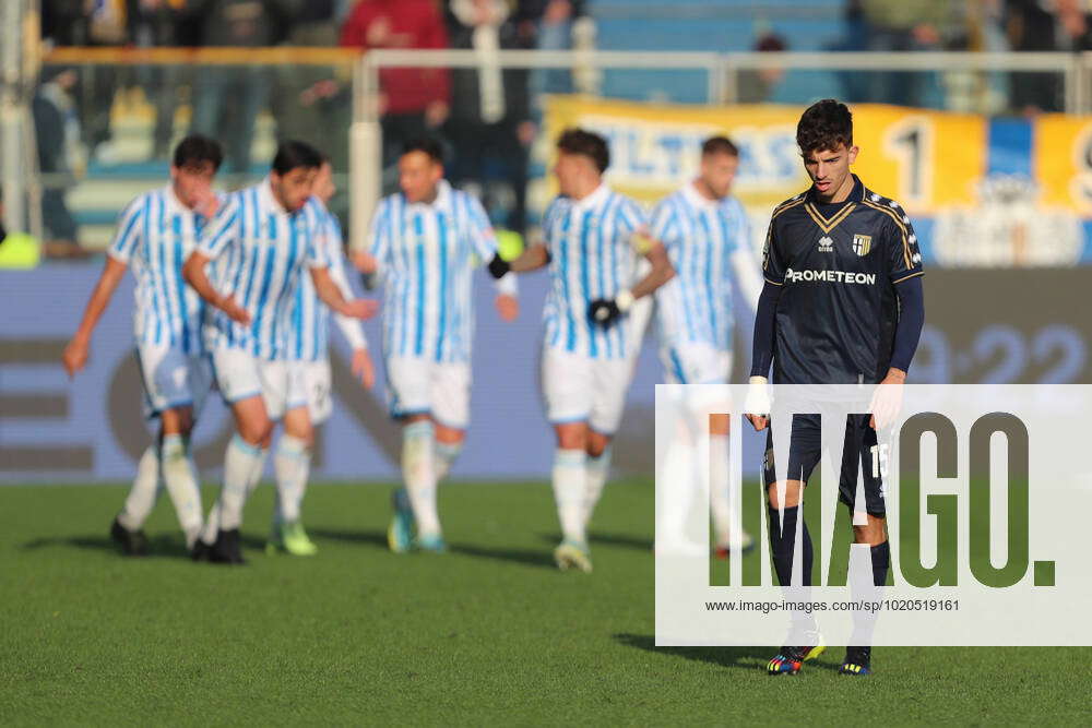 ENRICO DELPRATO (PARMA) REACTS During Parma Calcio Vs SPAL, Italian ...