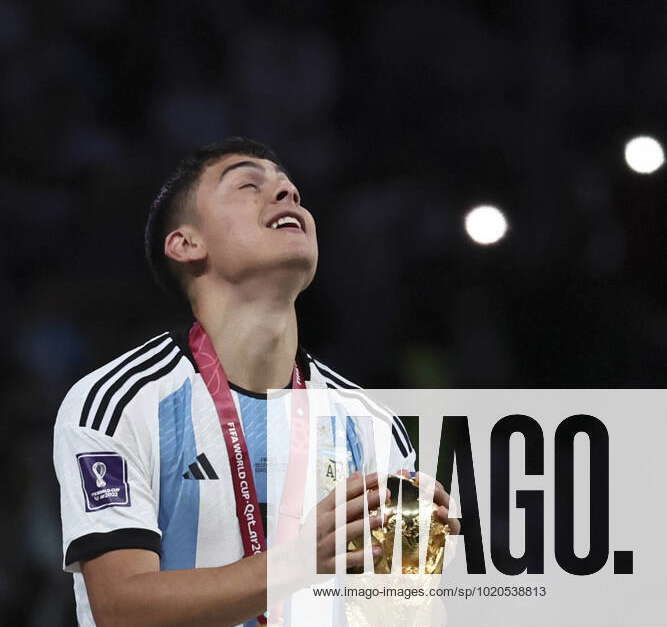 Lusail, Qatar. 18th Dec, 2022. Paulo Dybala of Argentina touches