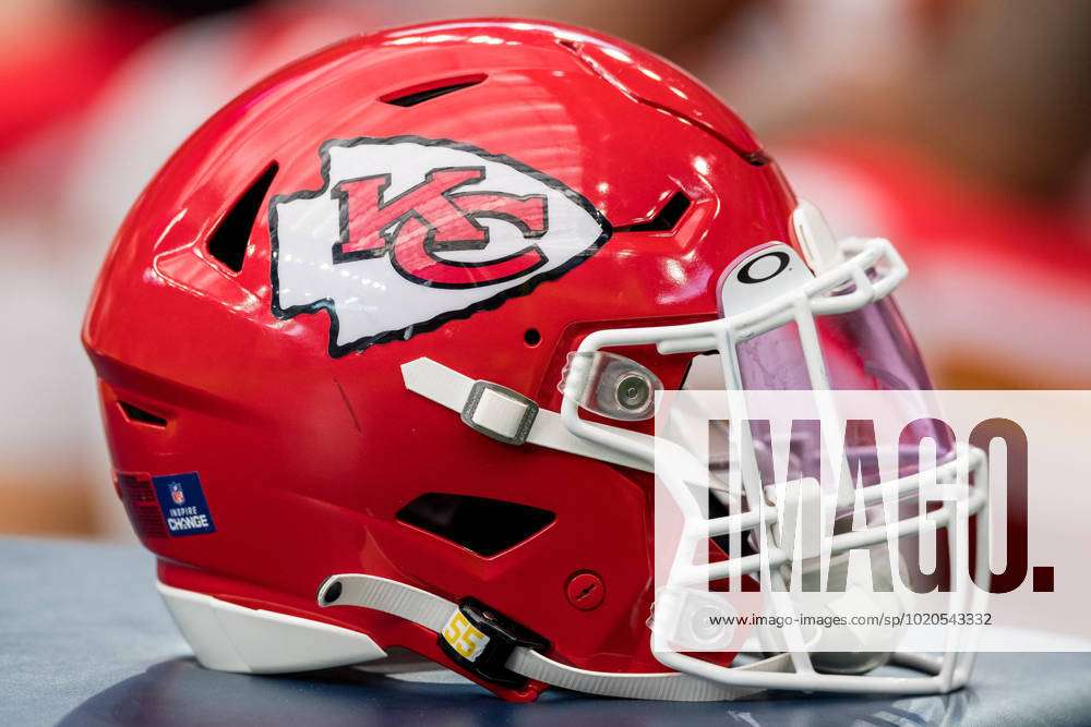 December 18, 2022: A Kansas City Chiefs helmet sits on the sideline during  a game between
