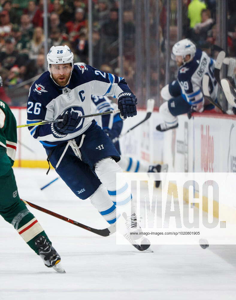 NHL, Eishockey Herren, USA Winnipeg Jets at Minnesota Wild, Jan 13, 2018;  Saint Paul, MN, USA;