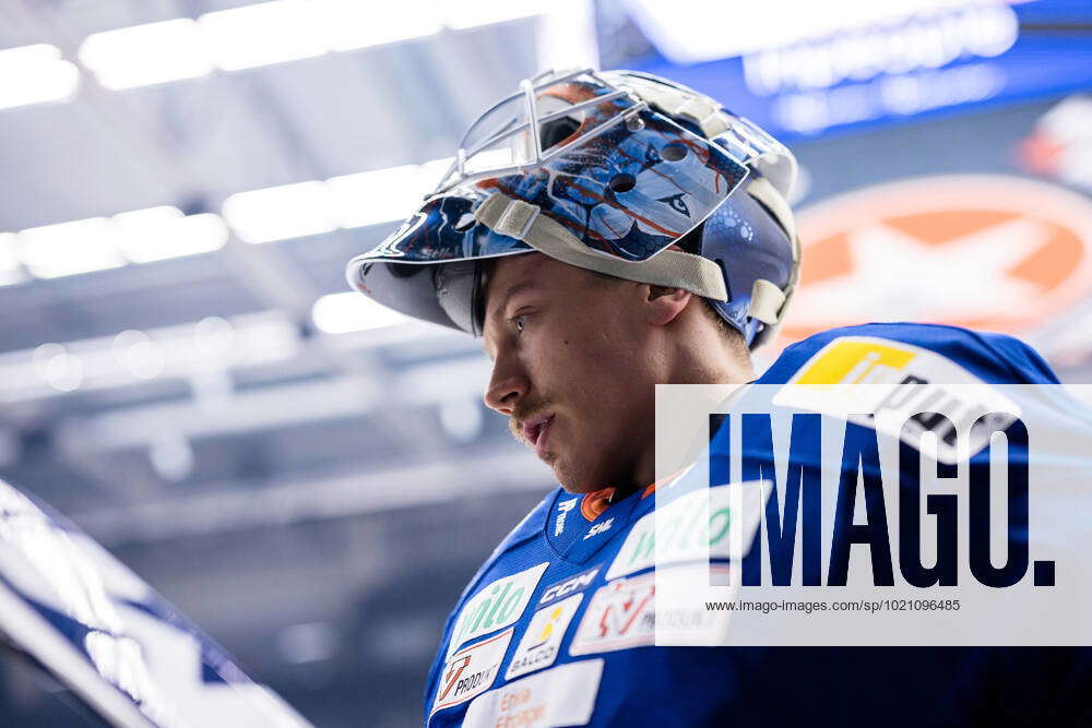 221228 Växjös goalkeeper Emil Larmi during the warm-up before the